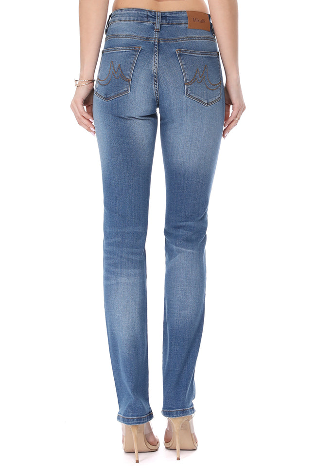 MikuRi 04 Women’s High-Rise Light Distressed Skinny Fit Denim Jeans